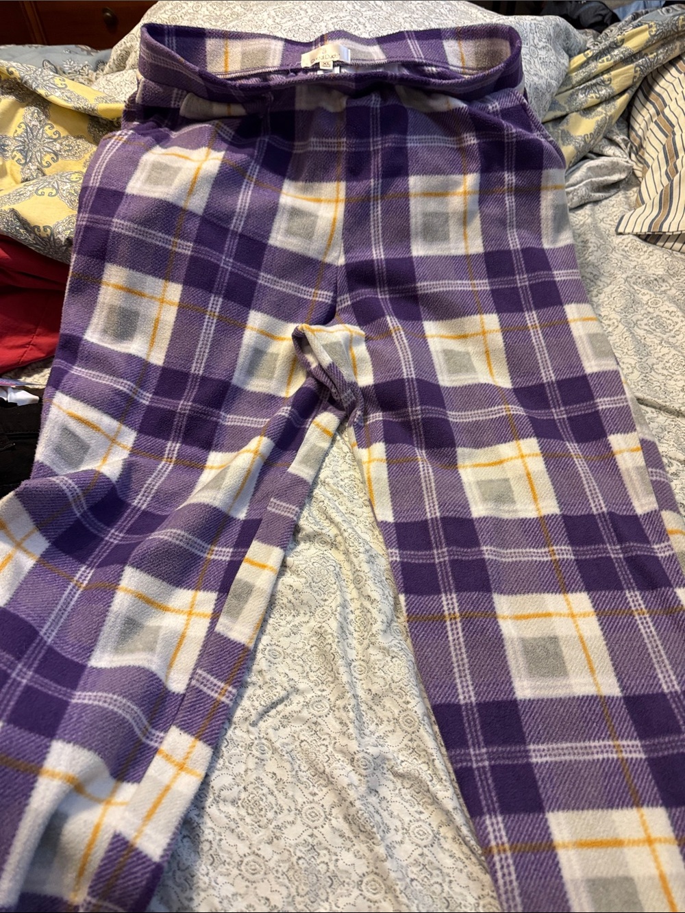 Ladies purple CUDDLE DUDS Pajama pants